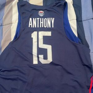XL Carmelo Anthony USA Jersey